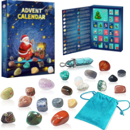 【Christmas Gift】Christmas Advent Calendar - Crystal Mineral Blind Box