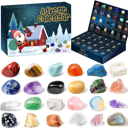 【Christmas Gift】Christmas Advent Calendar - Crystal Mineral Blind Box