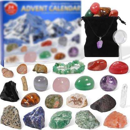 【Christmas Gift】Christmas Advent Calendar - Crystal Mineral Blind Box