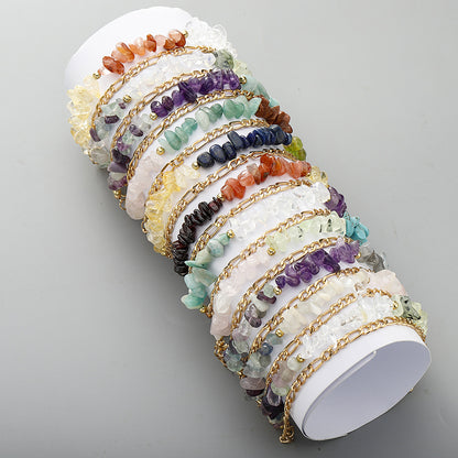 Zodiac Bracelet: Crystal Gravel Bracelet