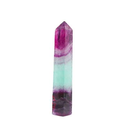 Watermelon Fluorite Crystal Column